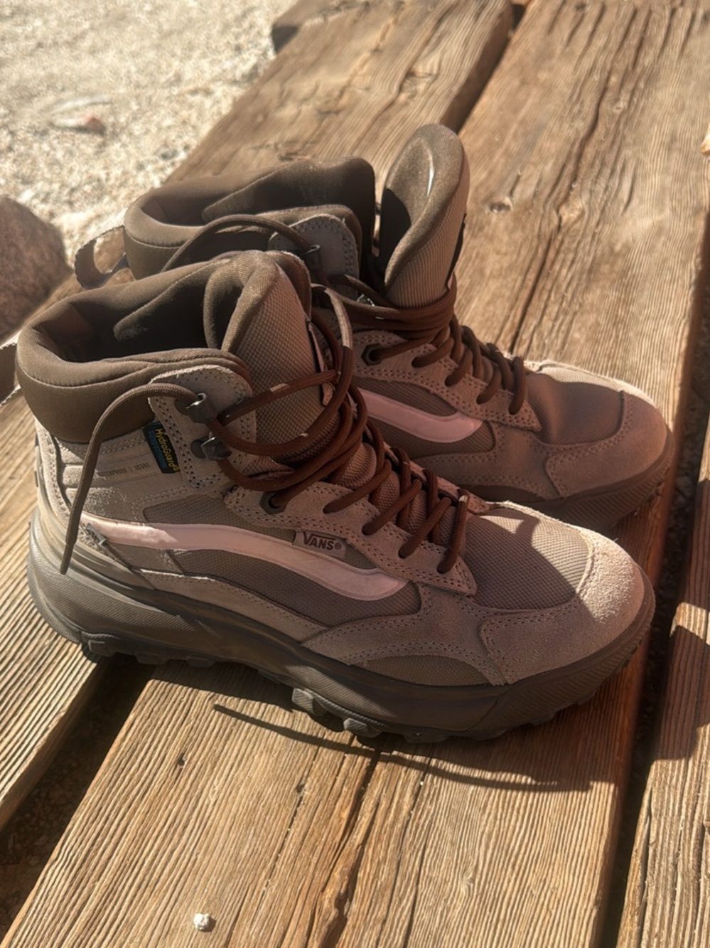 Vans Womens MTE Brown & Pink High-Top Hiking Boots
